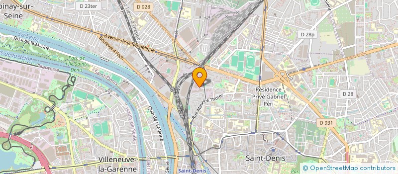 localisation de l'entreprise SOCIETE AIR ASSISTANCE FRANCILIENNE à SAINT-DENIS