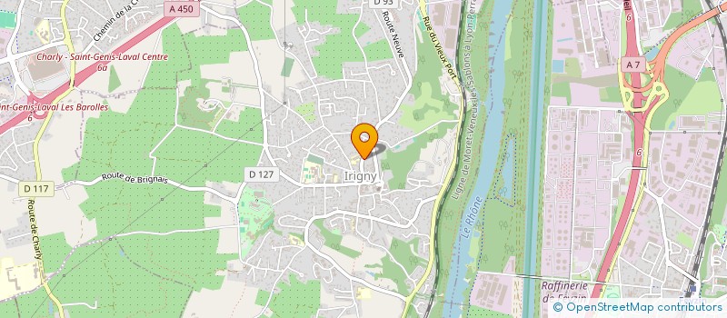 localisation de l'entreprise SOCIETE AIR FORME à IRIGNY
