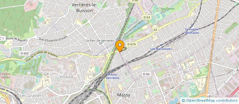 localisation de l'entreprise SOCIETE AIV à ANTONY