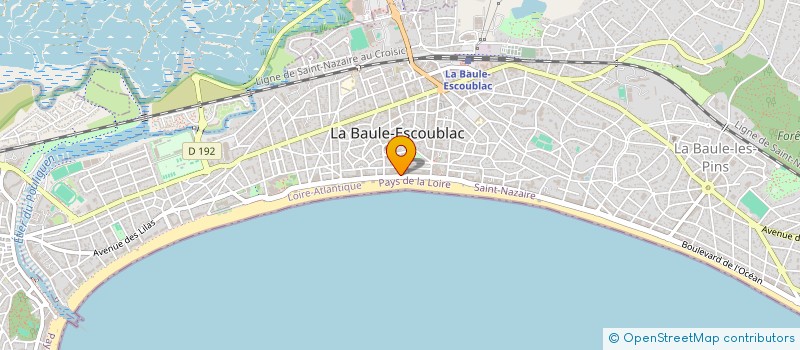 localisation de l'entreprise SOCIETE AJEM à LA BAULE-ESCOUBLAC