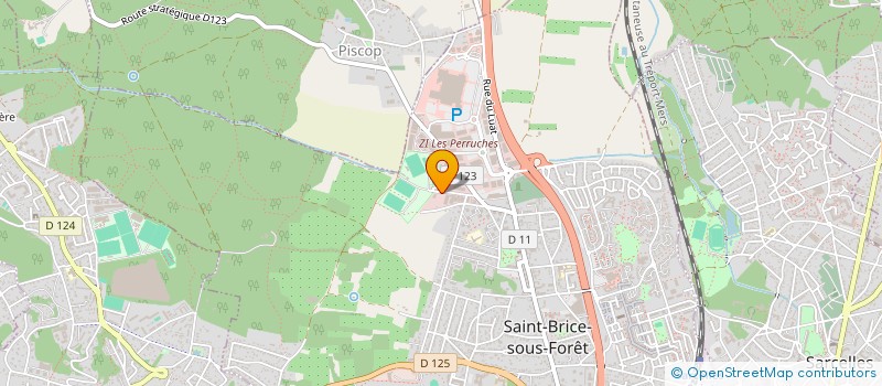 localisation de l'entreprise SOCIETE ALAIN SANDOZ PLASTIQUES à SAINT-BRICE-SOUS-FORET