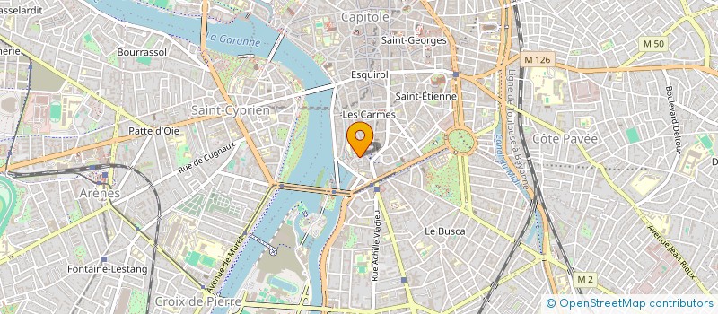 localisation de l'entreprise SOCIETE ALBAELLE  TOULOUSE
