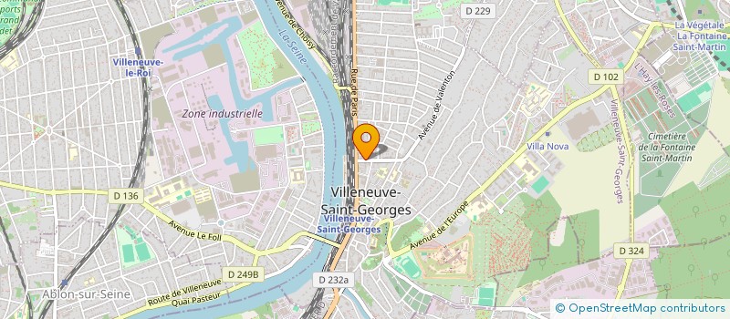 localisation de l'entreprise SOCIETE ALBANO DOS SANTOS  VILLENEUVE-SAINT-GEORGES