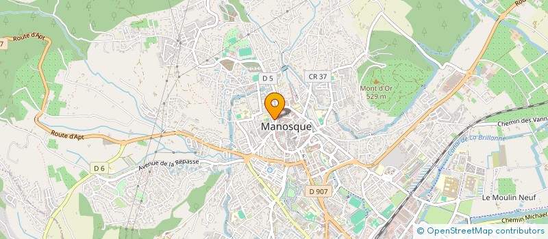 localisation de l'entreprise SOCIETE ALBERT MONCEAU à MANOSQUE