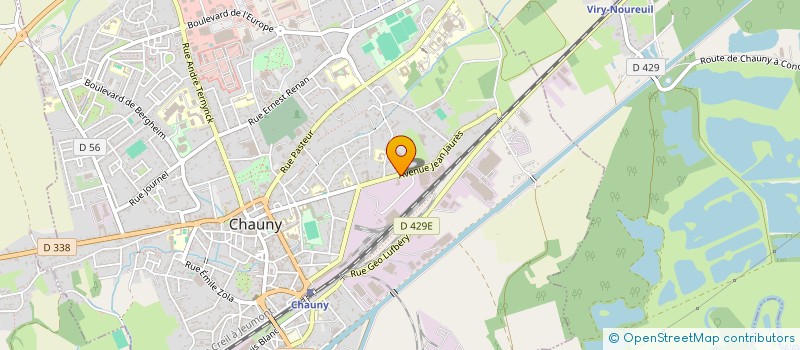 localisation de l'entreprise SOCIETE ALBOUW HAMART  CHAUNY