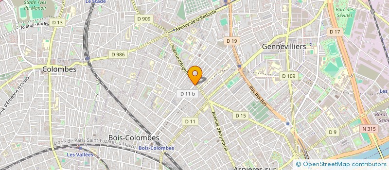 localisation de l'entreprise SOCIETE ALBOUY ET COMPAGNIE à BOIS-COLOMBES