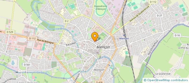 localisation de l'entreprise SOCIETE ALENCONNAISE DE GARDIENNAGE ET D'INTERVENTION à ALENCON