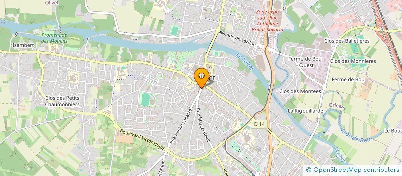 localisation de l'entreprise SOCIETE ALIMENTAIRE DE PROXIMITE à OLIVET
