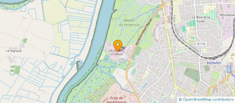 localisation de l'entreprise SOCIETE ALIMENTAIRE DE ROCHEFORT à ROCHEFORT