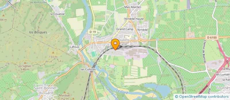 localisation de l'entreprise SOCIETE ALIMENTAIRE ET BOISSONS BELMONT  REMOULINS