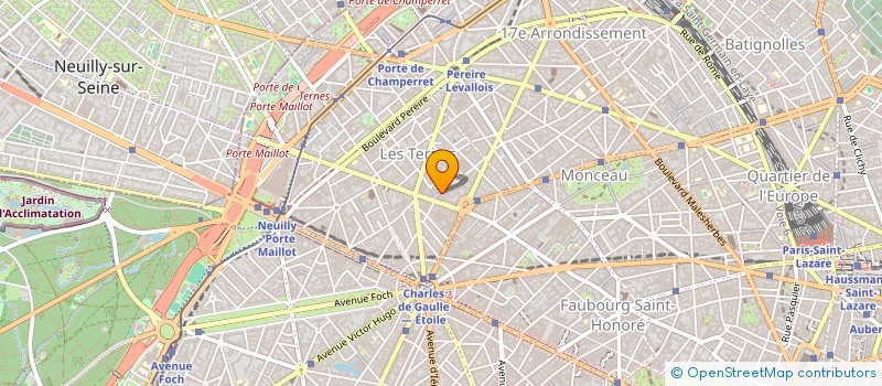 localisation de l'entreprise SOCIETE ALIMENTAIRE PONCELET TERNES  PARIS