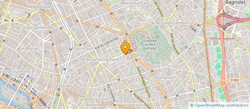 localisation de l'entreprise SOCIETE ALIMENTAIRE ROQUETTE à PARIS