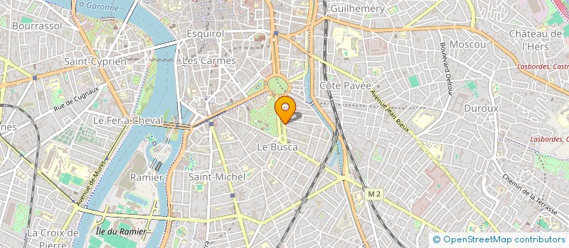 localisation de l'entreprise SOCIETE ALIX  TOULOUSE