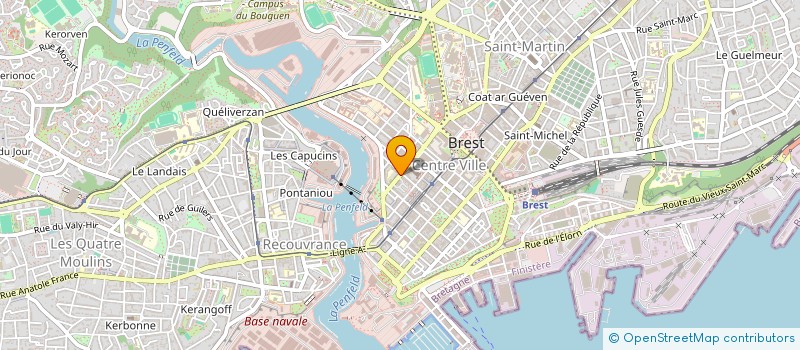 localisation de l'entreprise SOCIETE ALIX à BREST