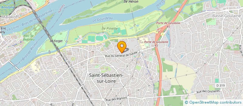 localisation de l'entreprise SOCIETE ALIZE ET SIROCCO à SAINT-SEBASTIEN-SUR-LOIRE