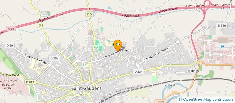 localisation de l'entreprise SOCIETE ALLAITEMENT MATERNITE  SAINT-GAUDENS