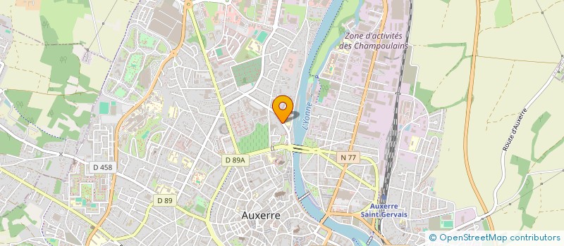 localisation de l'entreprise SOCIETE ALLARD-REGNIER à AUXERRE