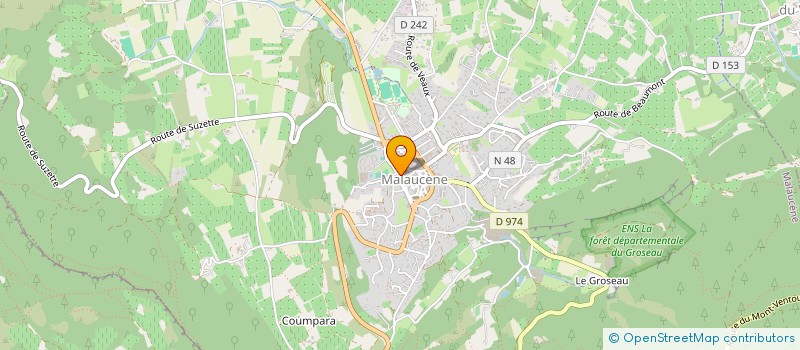 localisation de l'entreprise SOCIETE ALLEMAND FILS - MENUISERIE EBENISTERIE à MALAUCENE