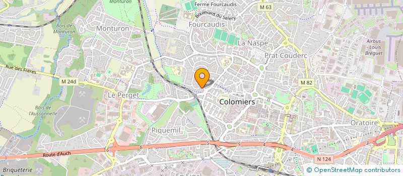 localisation de l'entreprise SOCIETE ALLIANCE 2 B à COLOMIERS
