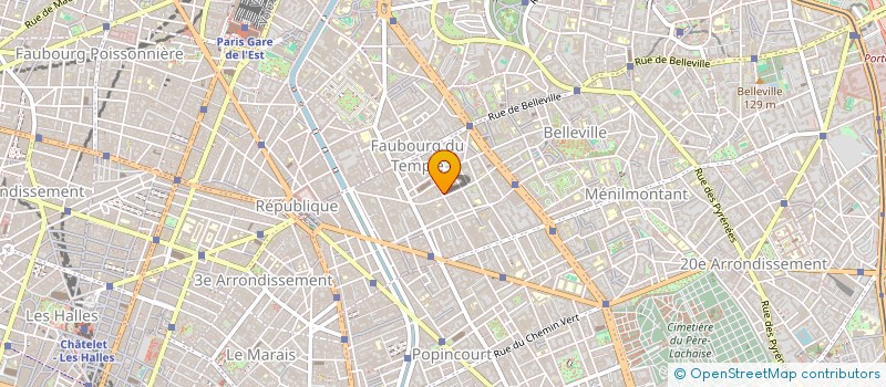 localisation de l'entreprise SOCIETE ALLO CORDONNIER à PARIS