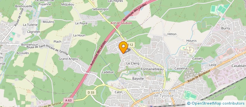 localisation de l'entreprise SOCIETE ALP  SAINT-VINCENT-DE-TYROSSE