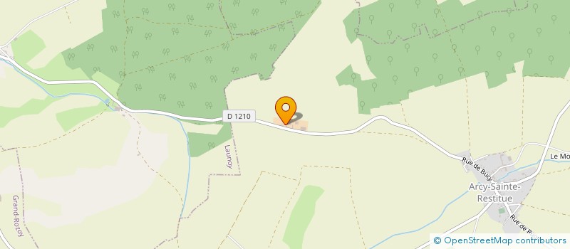 localisation de l'entreprise SOCIETE ALP HOBREAUX  ARCY-SAINTE-RESTITUE