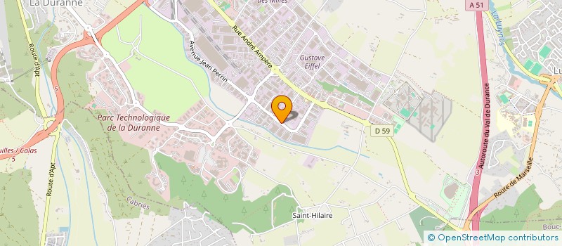 localisation de l'entreprise SOCIETE ALPHA COM à AIX-EN-PROVENCE