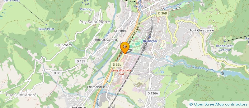 localisation de l'entreprise SOCIETE ALPINE DE BOUCHERIE CHARCUTERIE  BRIANCON