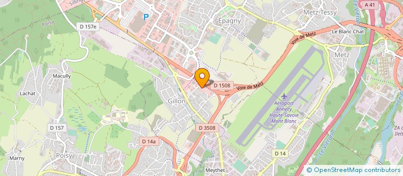 localisation de l'entreprise SOCIETE ALPINE FRIGORIFIQUE  EPAGNY METZ-TESSY