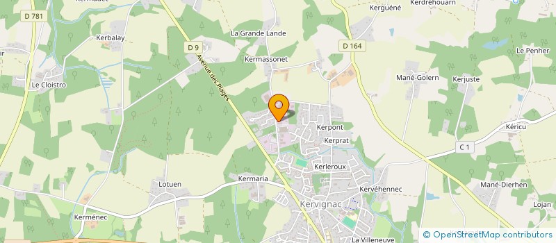 localisation de l'entreprise SOCIETE ALREENNE D'ETANCHEITE à KERVIGNAC
