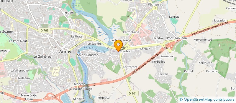 localisation de l'entreprise SOCIETE ALREENNE DE MENUISERIE à PLUNERET