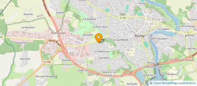 localisation de l'entreprise SOCIETE ALREENNE DE TIR à AURAY