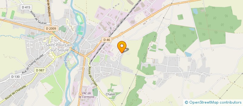 localisation de l'entreprise SOCIETE ALSACIENNE D'ELECTRIFICATION SA à ST POURCAIN SUR SIOULE
