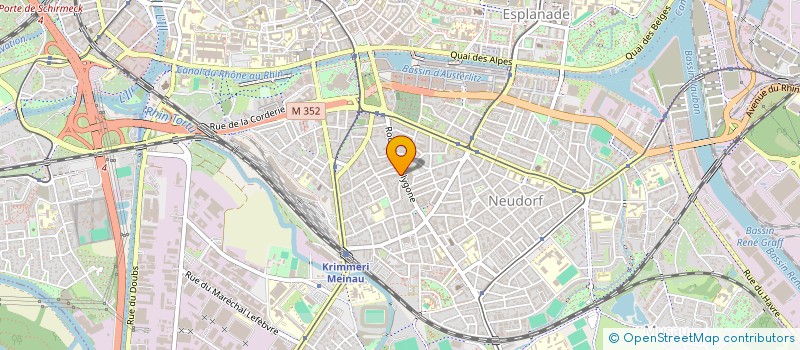 localisation de l'entreprise SOCIETE ALSACIENNE D'OPTIQUE à STRASBOURG