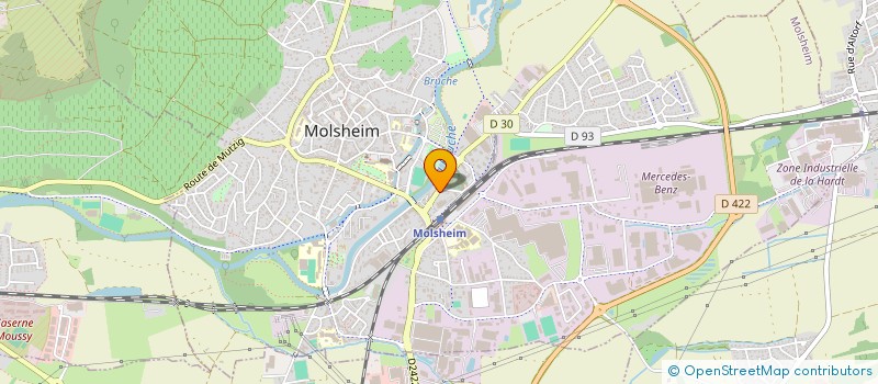 localisation de l'entreprise SOCIETE ALSACIENNE DE MAROQUINERIE à MOLSHEIM