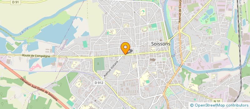 localisation de l'entreprise SOCIETE ALVAREZ à SOISSONS