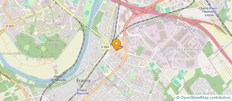 localisation de l'entreprise SOCIETE AM à ERAGNY