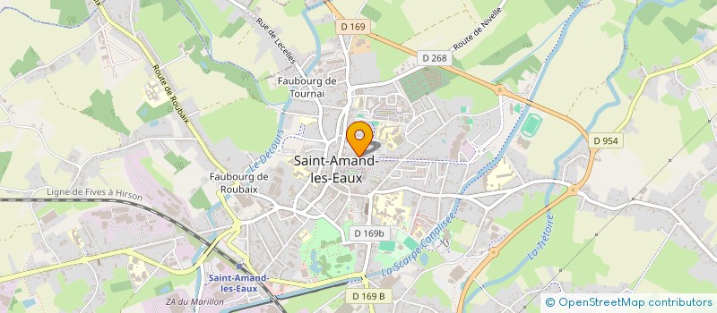 localisation de l'entreprise SOCIETE AMANDINOISE DE PESAGE à SAINT-AMAND-LES-EAUX