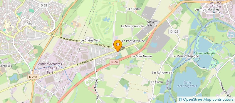 localisation de l'entreprise SOCIETE AMBIANCE à LE RHEU