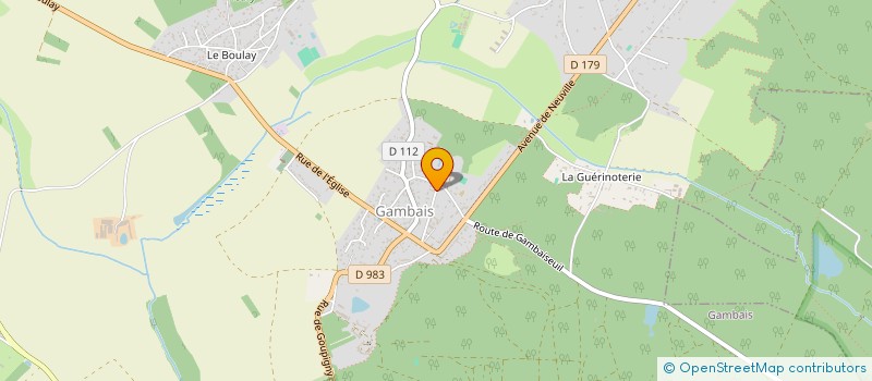 localisation de l'entreprise SOCIETE AMBRE  GAMBAIS