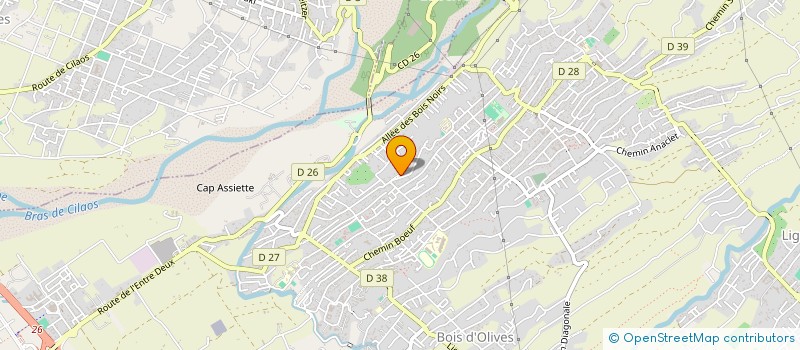 localisation de l'entreprise SOCIETE AMBULANCE BADAT  SAINT-PIERRE