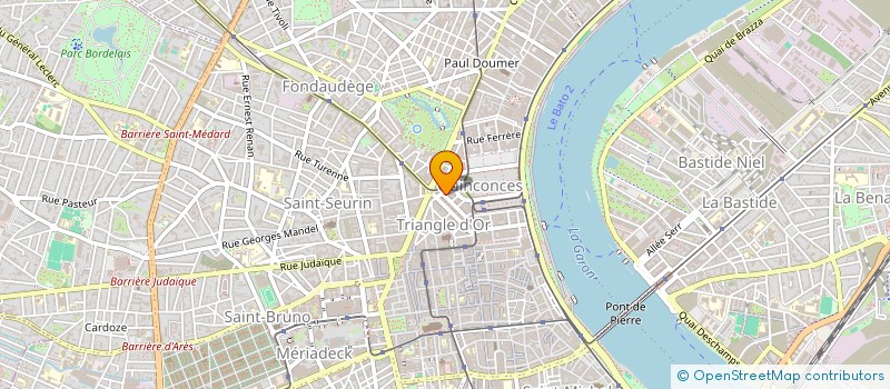 localisation de l'entreprise SOCIETE AMENAGEMENT INTERIEUR DE BORDEAUX  BORDEAUX