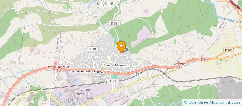 localisation de l'entreprise SOCIETE AMENAGEMENT PLAFONDS MURS SOLS  MEYREUIL