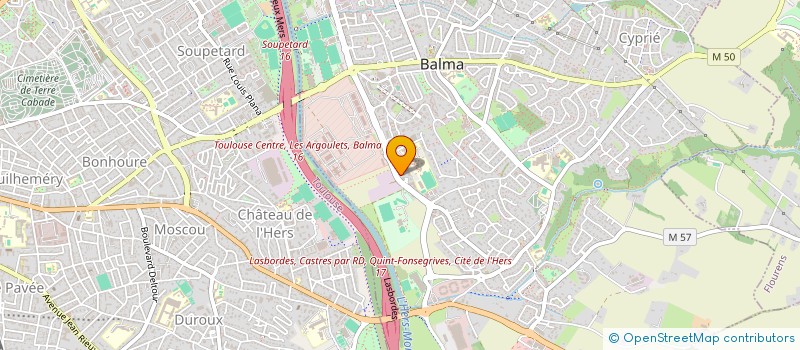 localisation de l'entreprise SOCIETE AMENAGEMENT TERRAINS ET CONSTRUCTIONS à BALMA