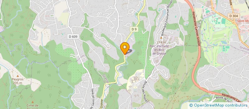 localisation de l'entreprise SOCIETE AMENAGEMENTS TRAVAUX ETUDES ET COMMERCIALISATION  GRASSE