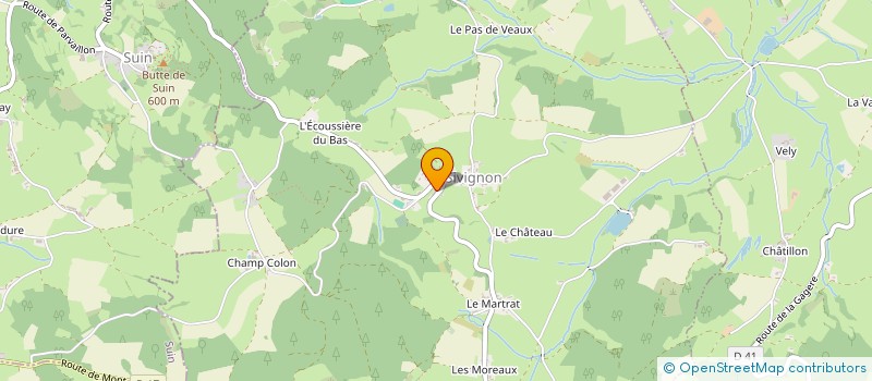 localisation de l'entreprise SOCIETE AMICALE DE CHASSE DE SIVIGNON  SIVIGNON