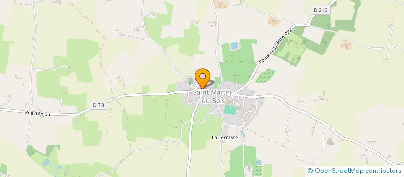 localisation de l'entreprise SOCIETE AMICALE DES SAPEURS POMPIERS à SEGRE-EN-ANJOU BLEU