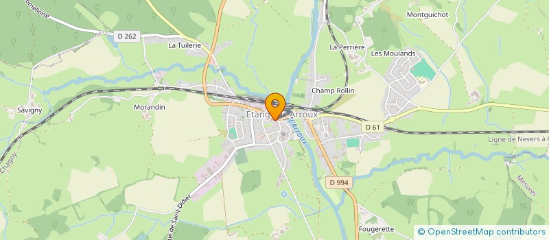 localisation de l'entreprise SOCIETE AMICALE DES SAPEURS POMPIERS D'ETANG SUR ARROUX  ETANG-SUR-ARROUX