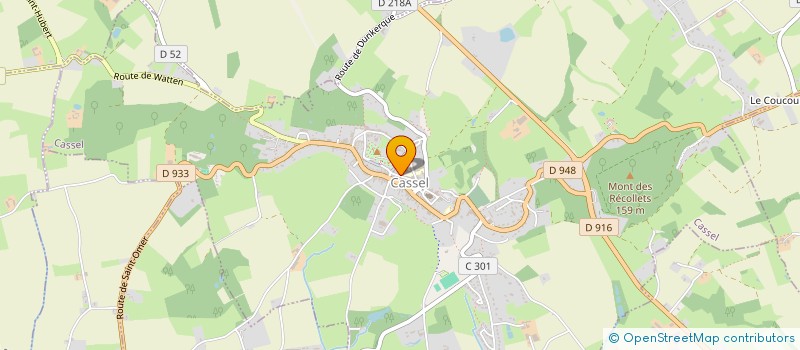 localisation de l'entreprise SOCIETE AMICALE DES SAPEURS-POMPIERS DE CASSEL  CASSEL