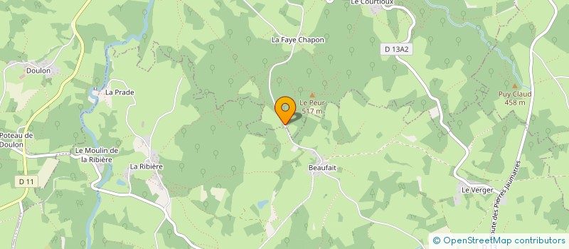 localisation de l'entreprise SOCIETE AMICALE DES SAPEURS POMPIERS DE CLUGNAT à CLUGNAT